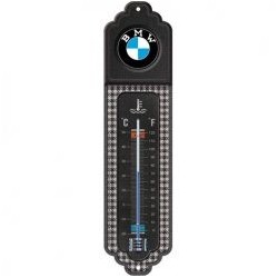 BMW black Thermometer 28 x 6,5 cm
