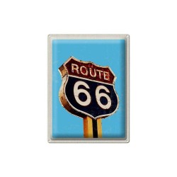 Werbetafel auf der Route 66 - Blechschild 40 x 30 cm
