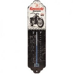 Kawasaki Motorcycles Thermometer 28 x 6,5 cm