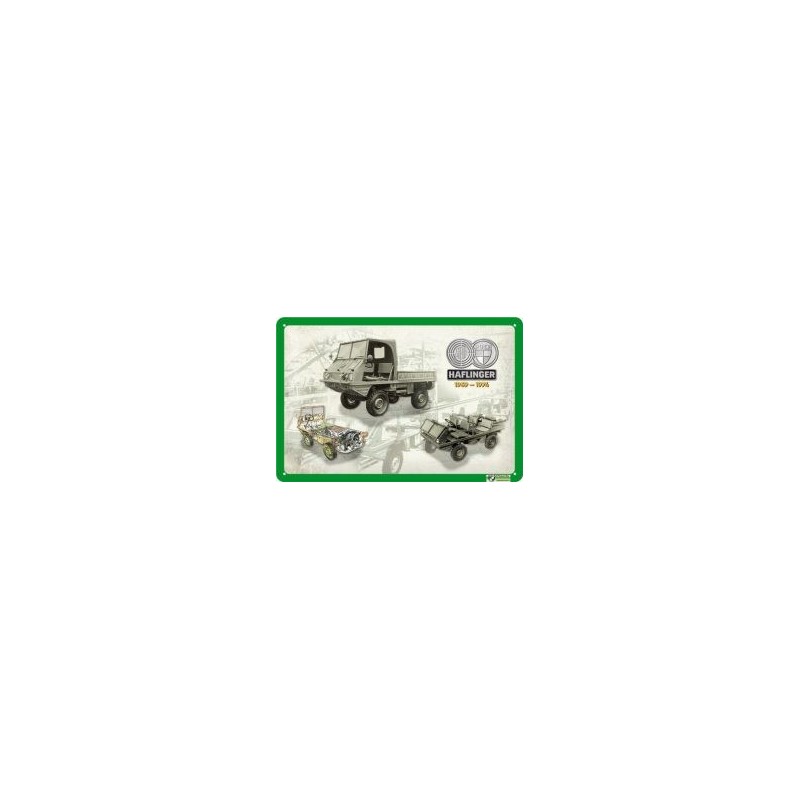 Puch Haflinger - Blechschild 30 x 20 cm Puch Haflinger - Blechschild 30 x 20 cm